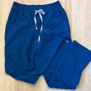 FIGS High Waisted Dowa Scrub Pants | Size M | Royal Blue | Washed Never Worn